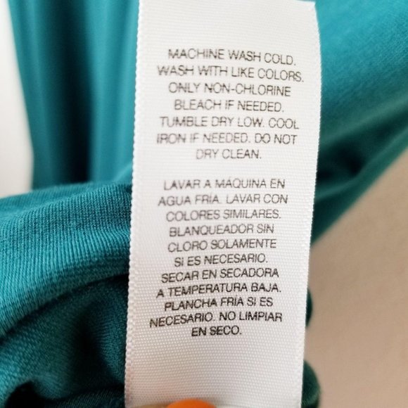 Lark & Ro 3/4 Sleeve Fit and Flare Dress Green - Picture 10 of 11